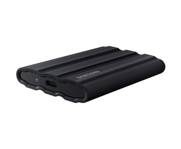 2 TB SSD SERIE PORTABLE T7 SHIELD BLACK SAMSUNG EXTERNO