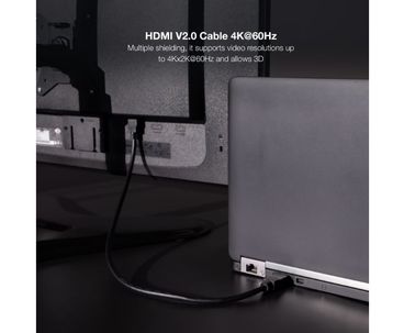 CABLE HDMI V2.0 4K 7M NEGRO NANOCABLE