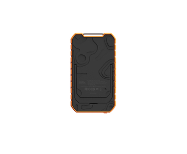 POWER BANK RUGERIZADO DE ENERGIA SOLAR XR-203 10000mAh NEGRO/NARANJA XTORM