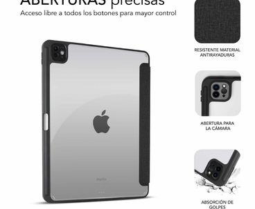 FUNDA TABLET IPAD PRO 11" 2024  NEGRO SUBBLIM