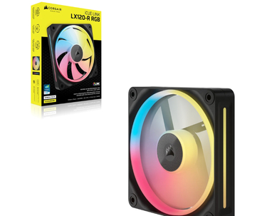 VENTILADOR AUXILIAR LX120-R ICUE LINK RGB 120MM BLACK SINGLE PACK CORSAIR