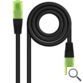 CABLE DE RED LATIGUILLO UTP CCA CAT6 AWG26 2 M NEGRO NANOCABLE